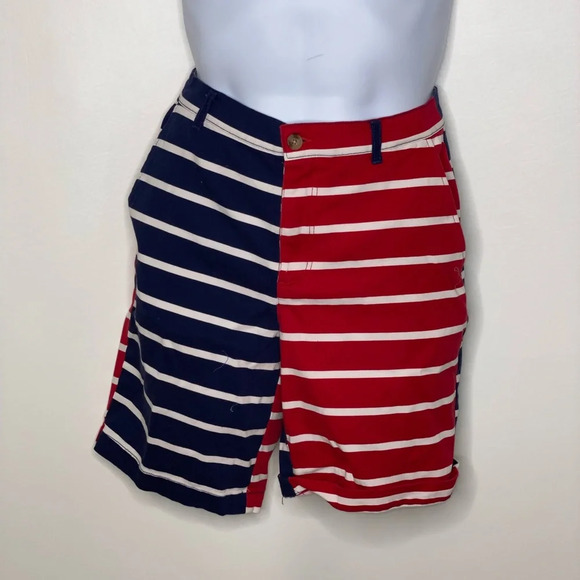Vineyard Vines for Target mens red white blue striped shorts Sz 28 patriotic - Picture 1 of 3